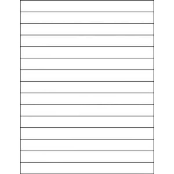 INKJETLASERJET INSERT SHEETS 8 INCH 1 in  LMS820, Accuform, Mfr#: LMS820